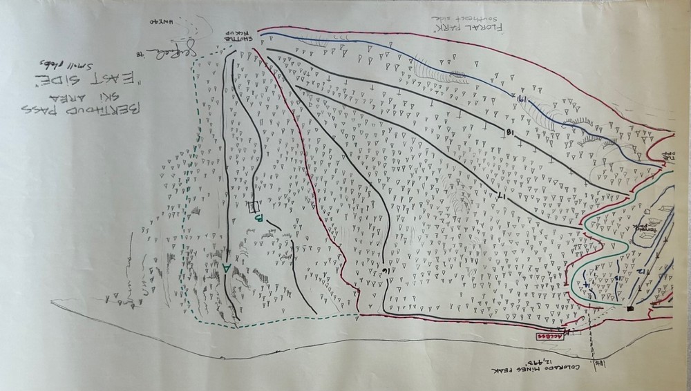Berthoud Pass Ski Maps