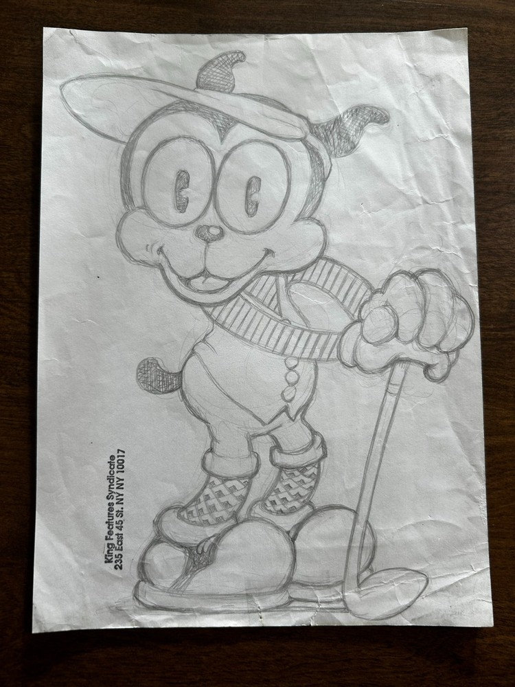 bocetos de estudio fleischer originales