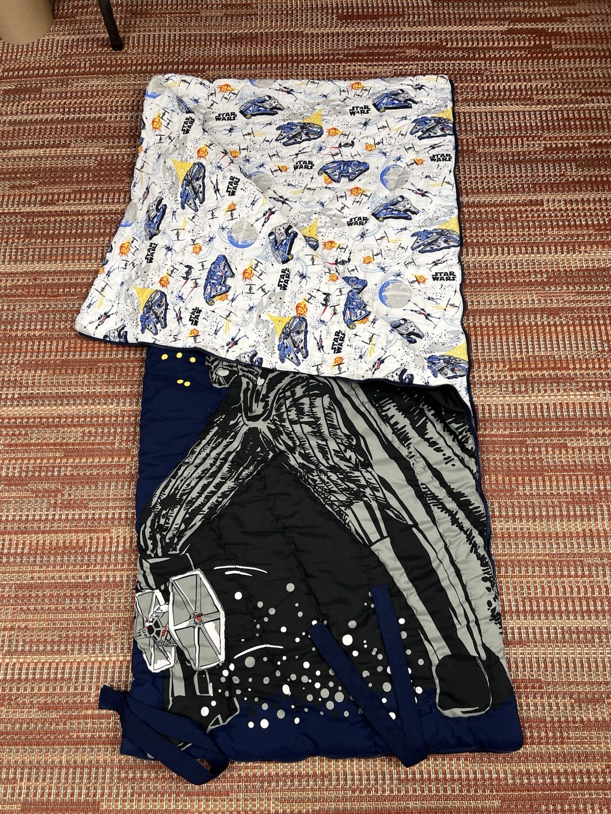 Star Wars Sleeping Bag With Pillowcase Pottery Barn Kids Darth Vader