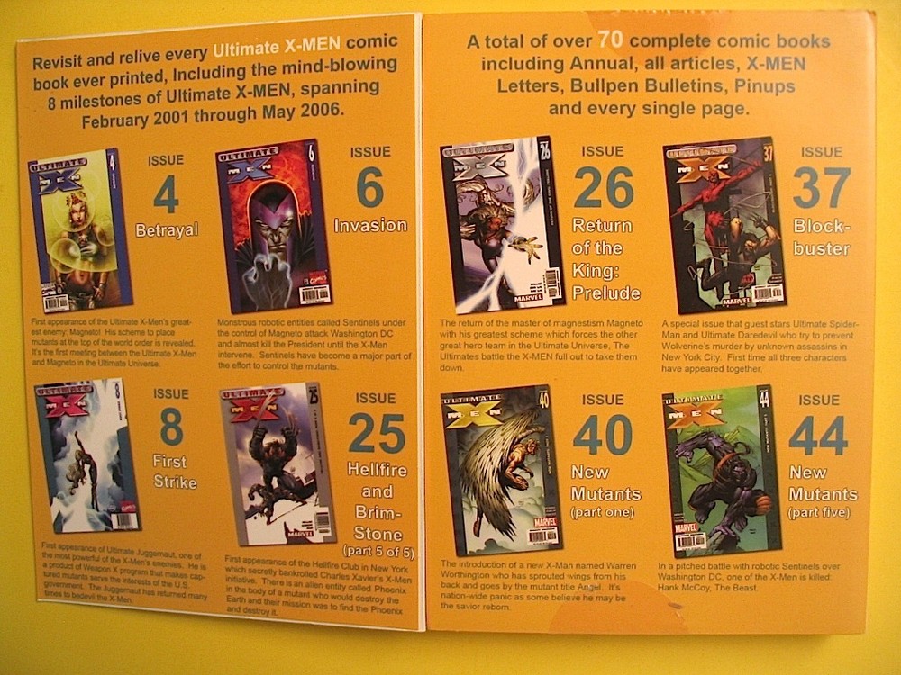 Marvel Comics Ultimate X-Men Complete Comic Book Collection CD-ROM Mac Windows