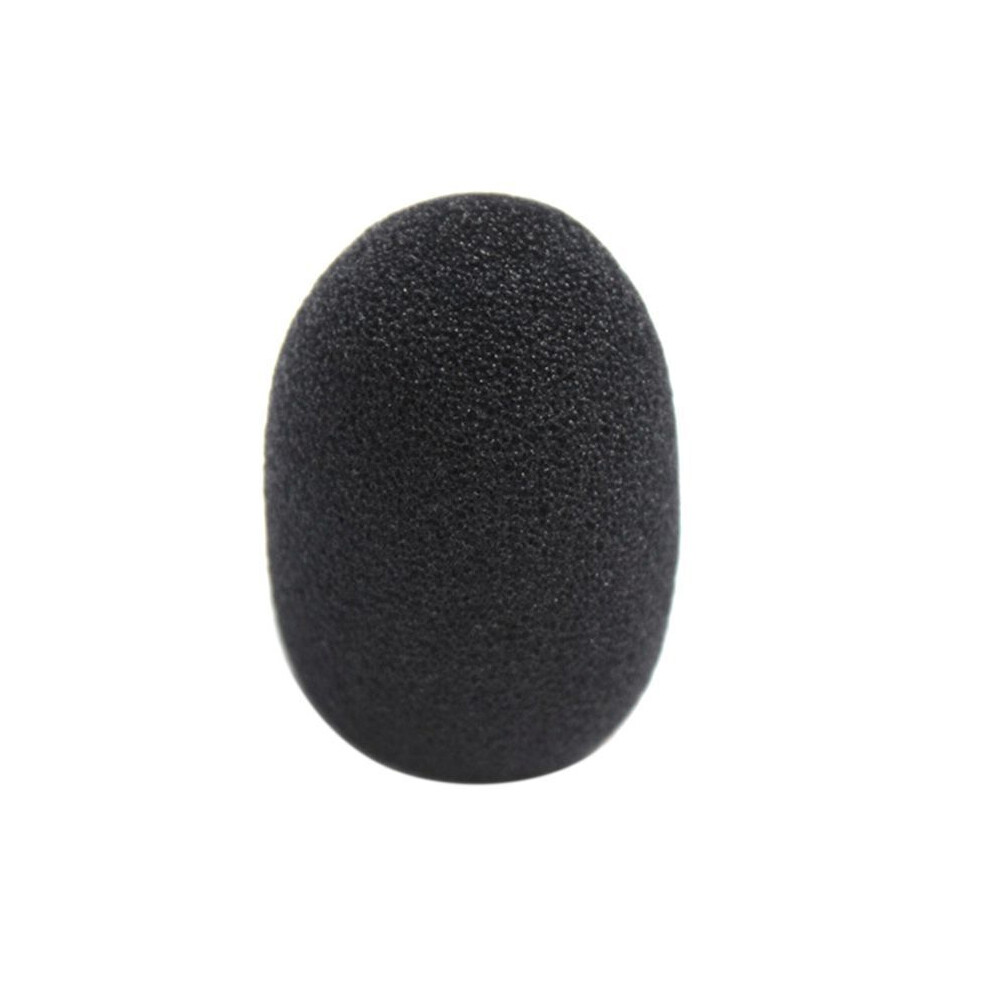 20PCS Practical Small Black Microphone Headset Windscreen Sponge Foam Mic Cover