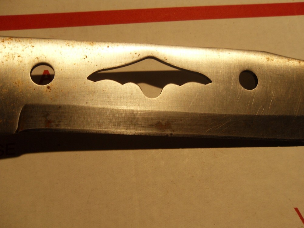 14" STAINLESS STEEL SKULL & EAGLE KNIFE