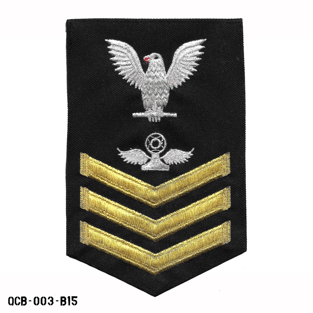 US Navy PO1 E6 Petty Officer First Class Air Traffic Controller Sleeve Patch USA