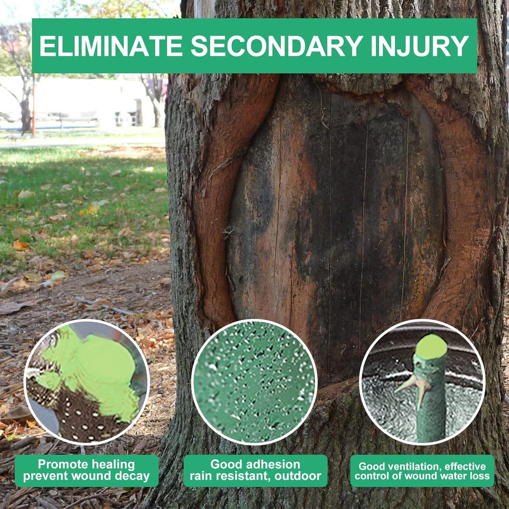 Tree Wound Pruning Sealer, Tree Wound Dressing with Brush, Tree Wound Sealer Hea