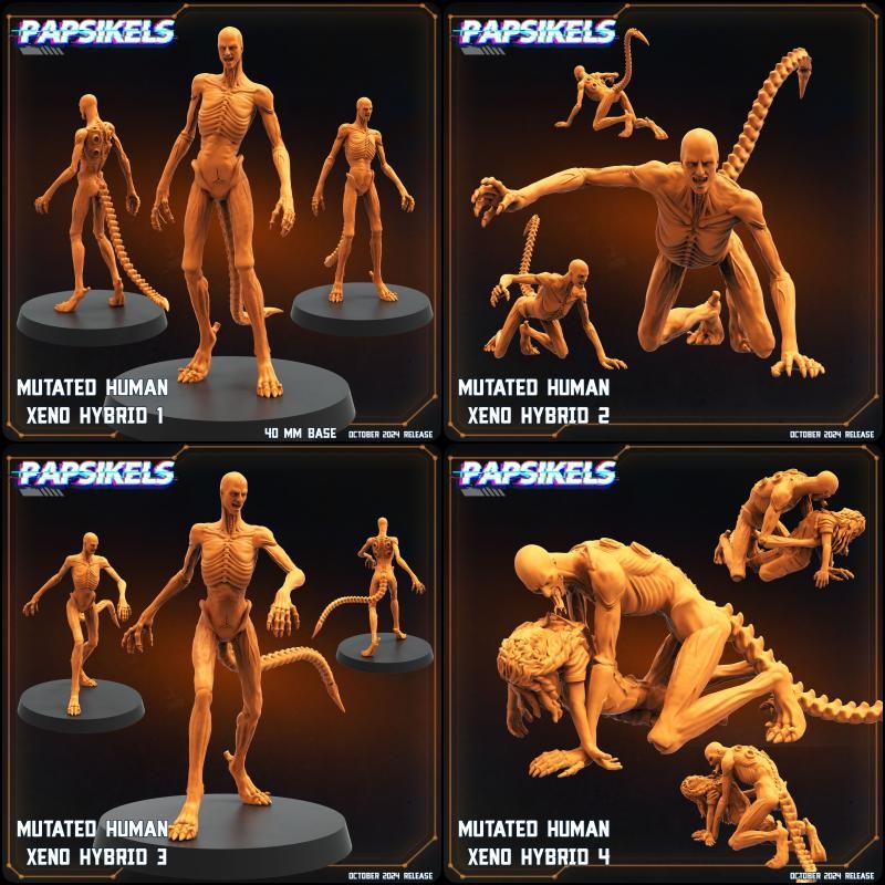 Alien Romus Mutated Creature Miniature | Sci-Fi Monster | Wargame