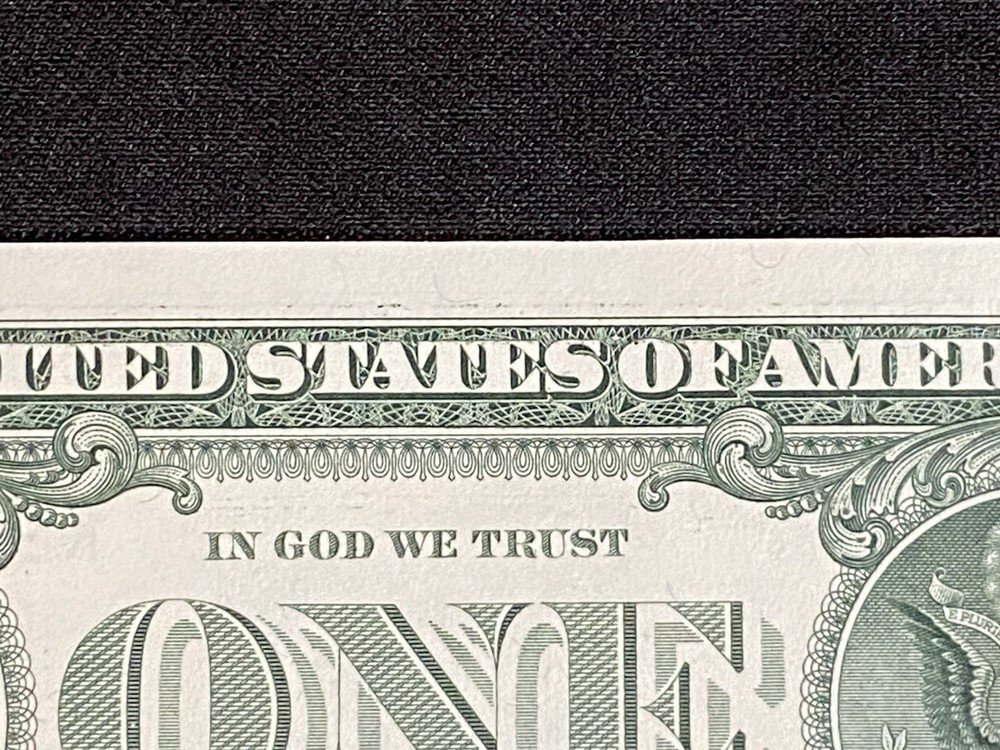 2021 - $1 - Binary Ink Transfer Metallic Ink Mark K94949949 - UNC