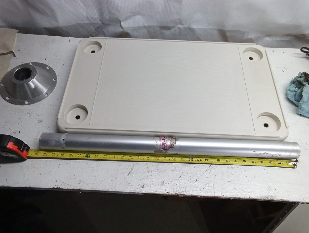 boat table top and pedestal
