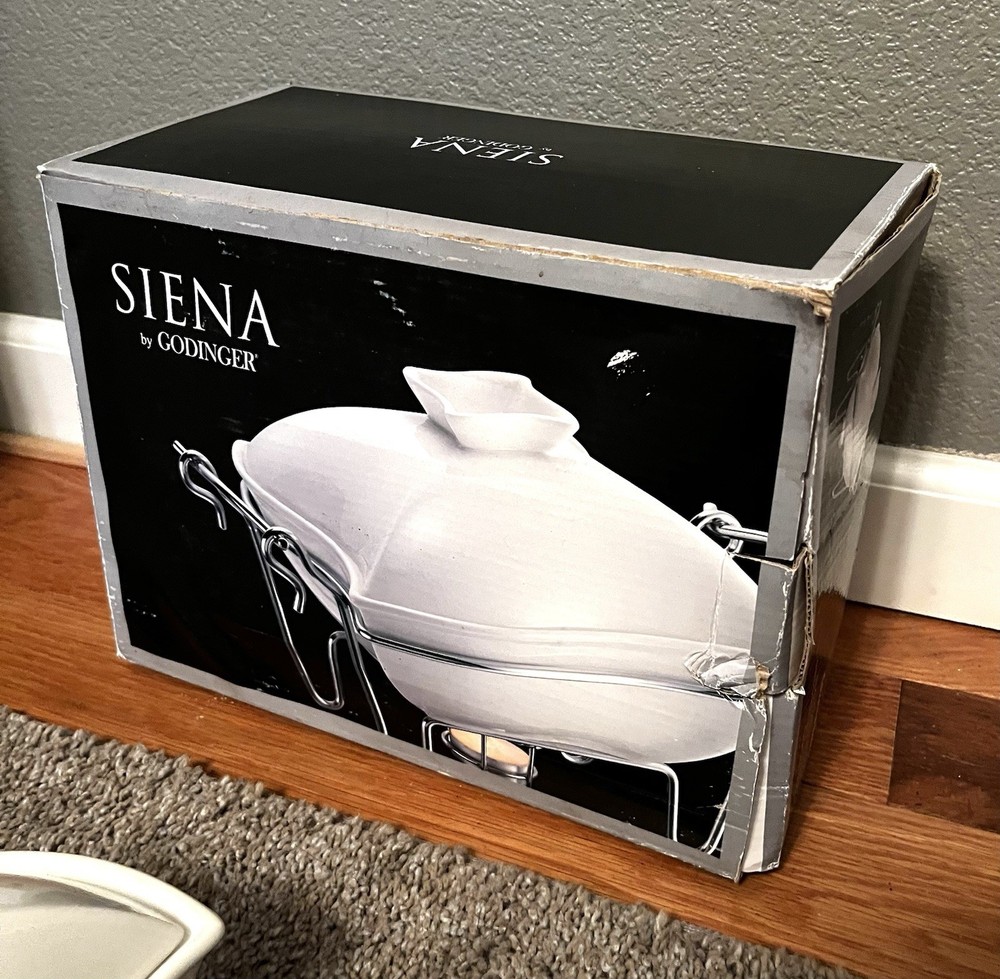 Siena Godinger Covered Baker With Rack And Candle