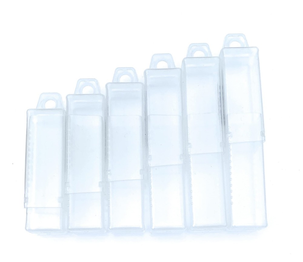 Storage Container 6 Piece Extendable Plastic Used as Storage Case for Counter...