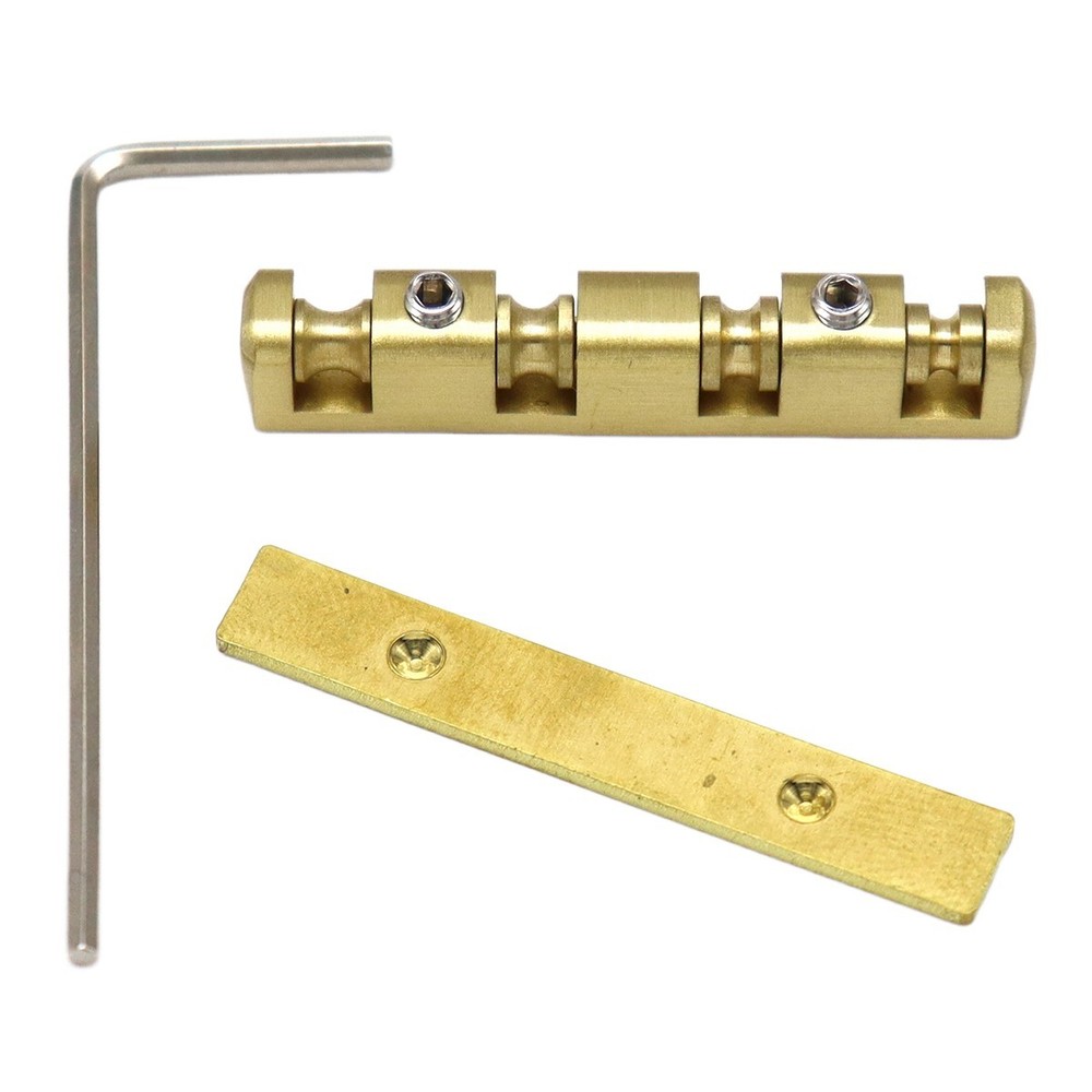 4 String Roller Bass Nut 38mm Split Regulation Adjustable Height Brass Nut