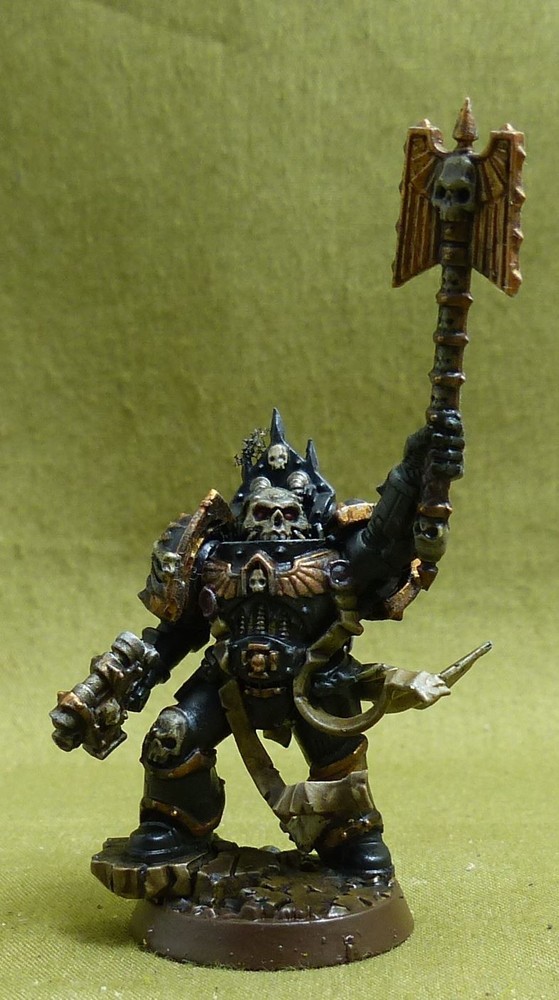 Chaplain painted - Dark Angels - Warhammer 40K #3J9