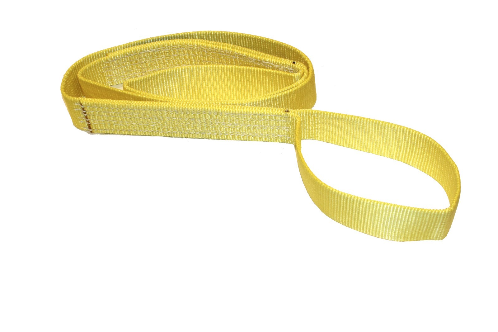 2" x 8 FT Web Sling Eye & Eye 2-ply Synthetic Lifting Tow Strap Choker (2 Pack)