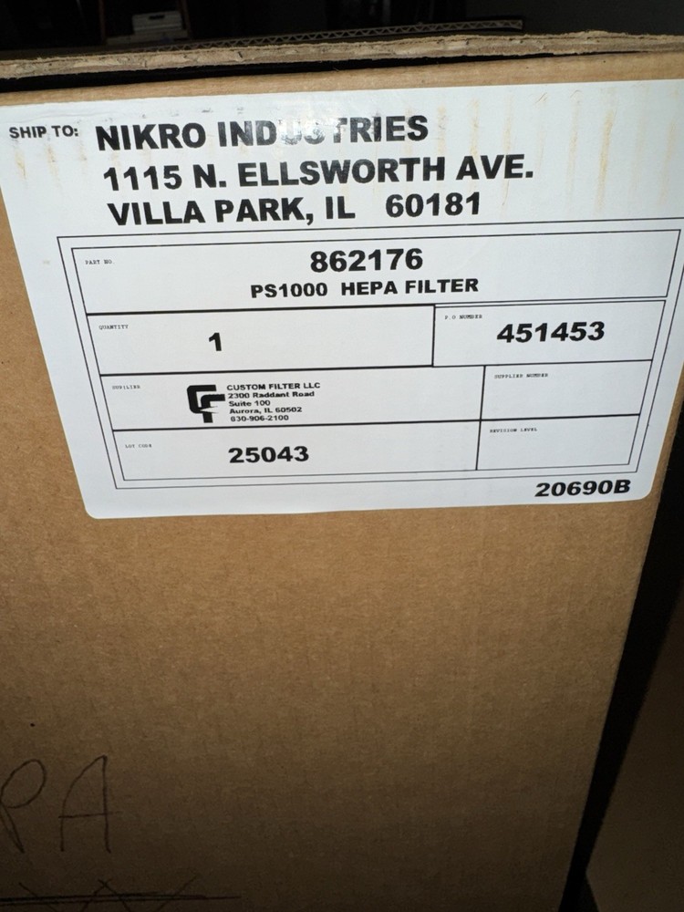 Nikro PS1000 Hepa Filter