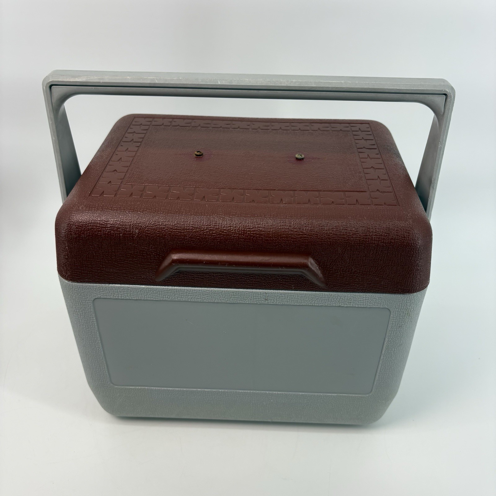 Vintage Gott Tote 6 Cooler Console Arm Rest With Cup Holder, Red, Read DS!