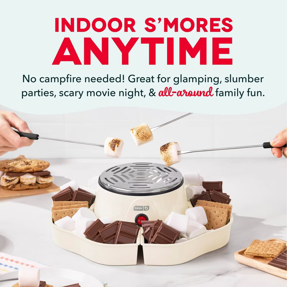 Electric Dash Smores Maker, White
