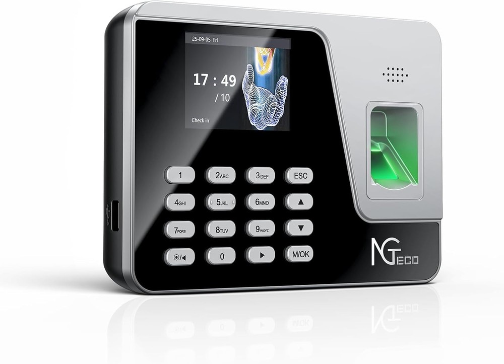 NGTeco - Fingerprint & PIN Time Clock