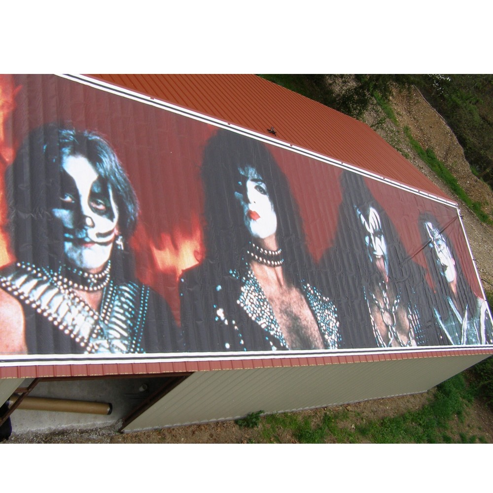 Nov 2 1996 Las Vegas Nevada KISS Bill Board Banner the only one its original