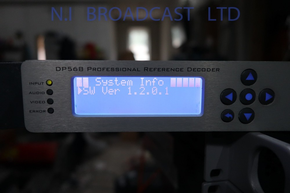 Dolby DP568 reference decoder for 7.1 surround The Dolby DP568 Professional