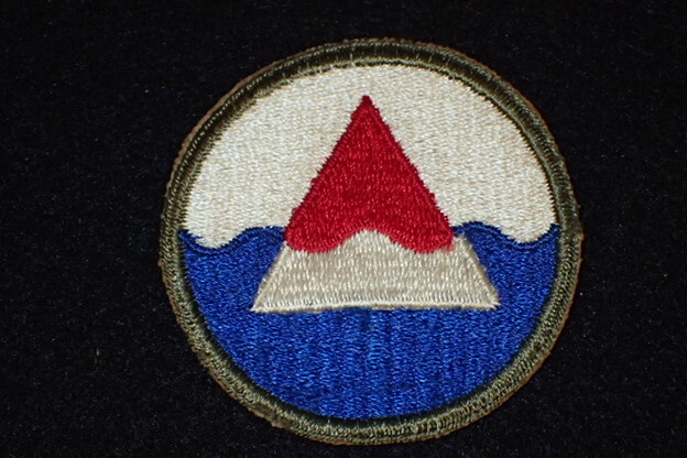 WW2 US Army Iceland Base Command (IBC) Insignia Shoulder Patch Original VF