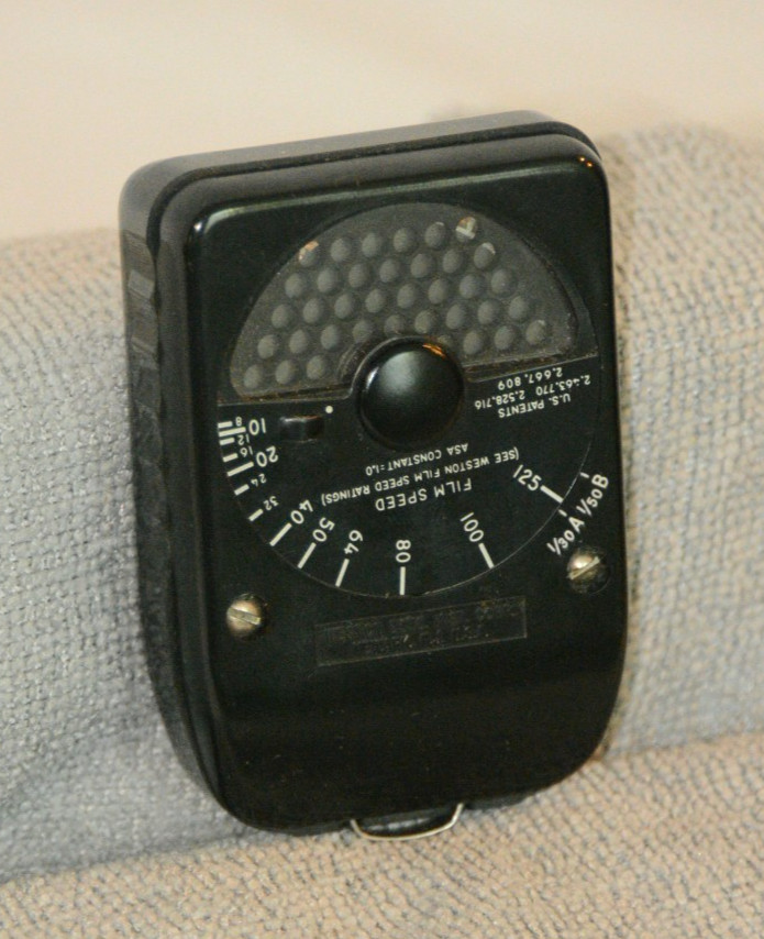 Weston Flash Light Exposure Meter w/ Case Studio Photography