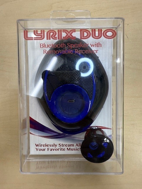 Lyrix Duo Bluetooth Speaker w/ Removable Receiver NIP
