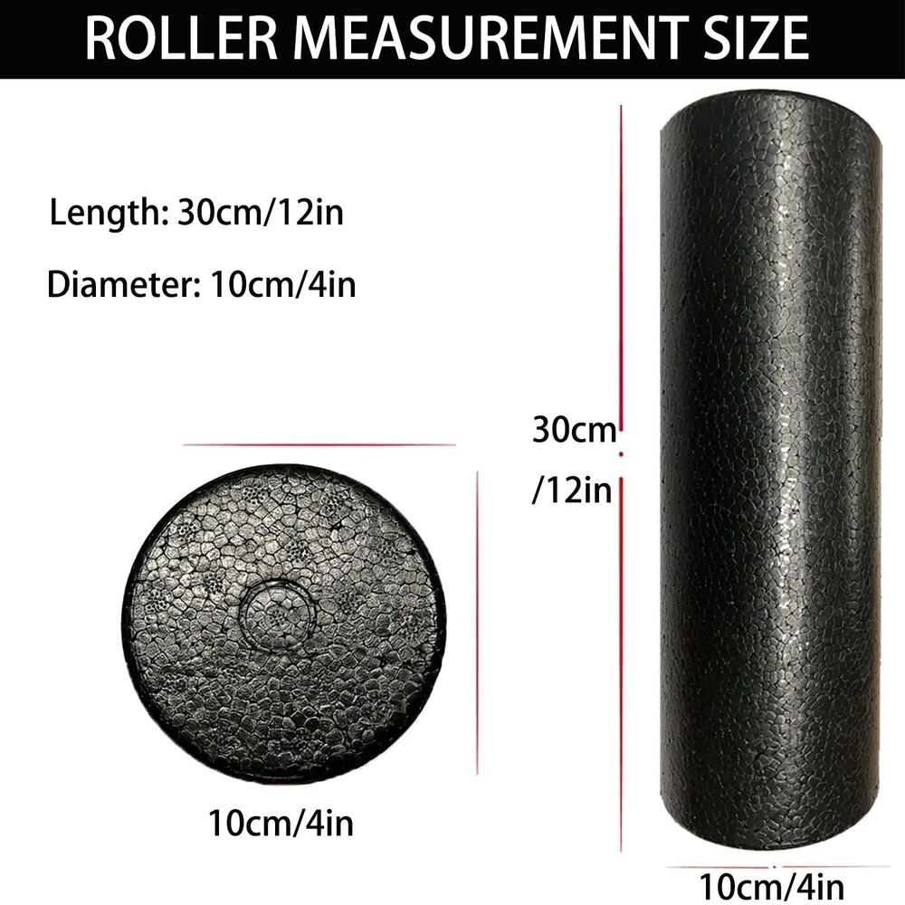 Travel Size Back Roller, High Density Foam Roller for Back Stretching, Physic...
