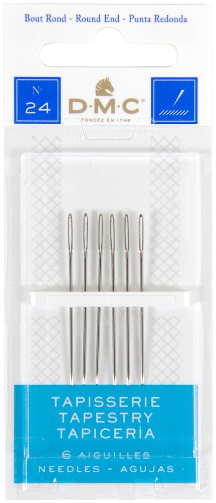 DMC 1767-24 Tapestry Hand Needles-Size 24 6/Pkg