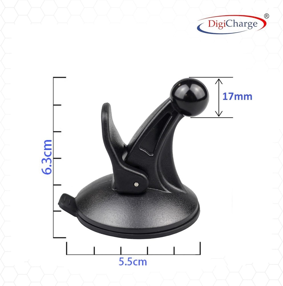 Durable Suction Windshield Mount for Garmin Drive & Other Models - Compact Size