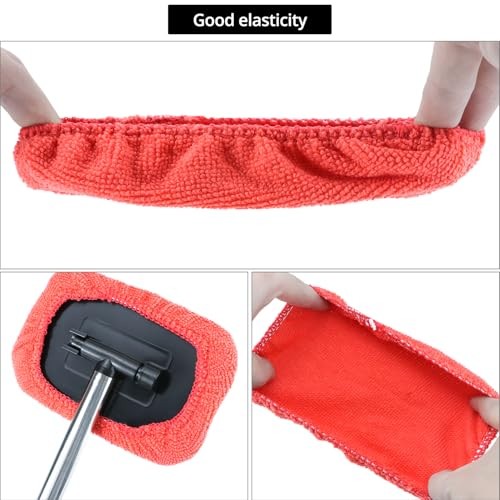 20 Pack Car Care Microfiber Cloths, Windshield Cleaner Microfiber Pads