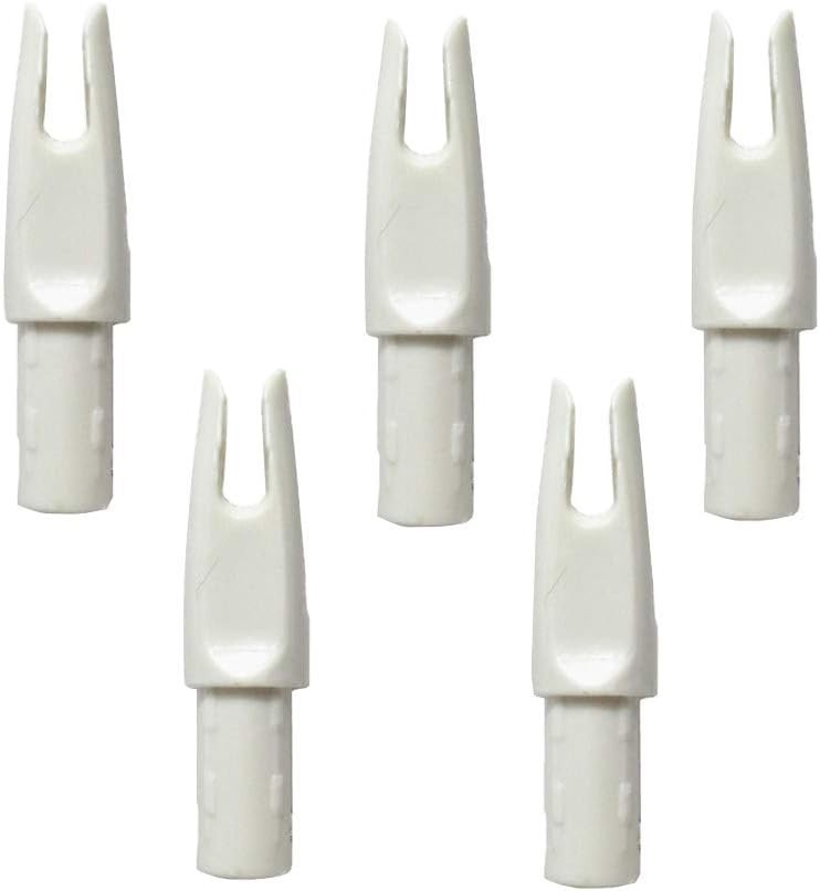 60-Pack Arrow Nocks | 0.246'' Inserts for Archery | Multicolor Selection