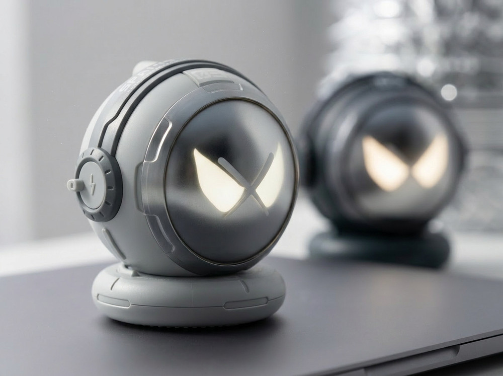 Roaming Space Bot Wireless Bluetooth Portable Speaker