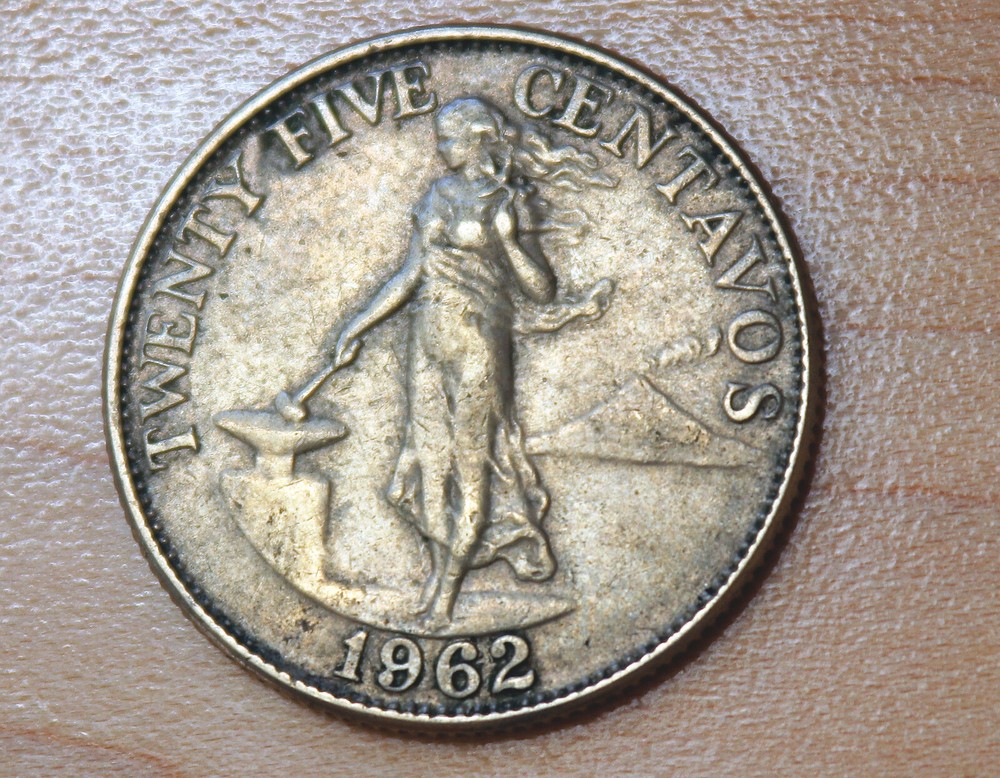 1962 Philippines 25 Centavos