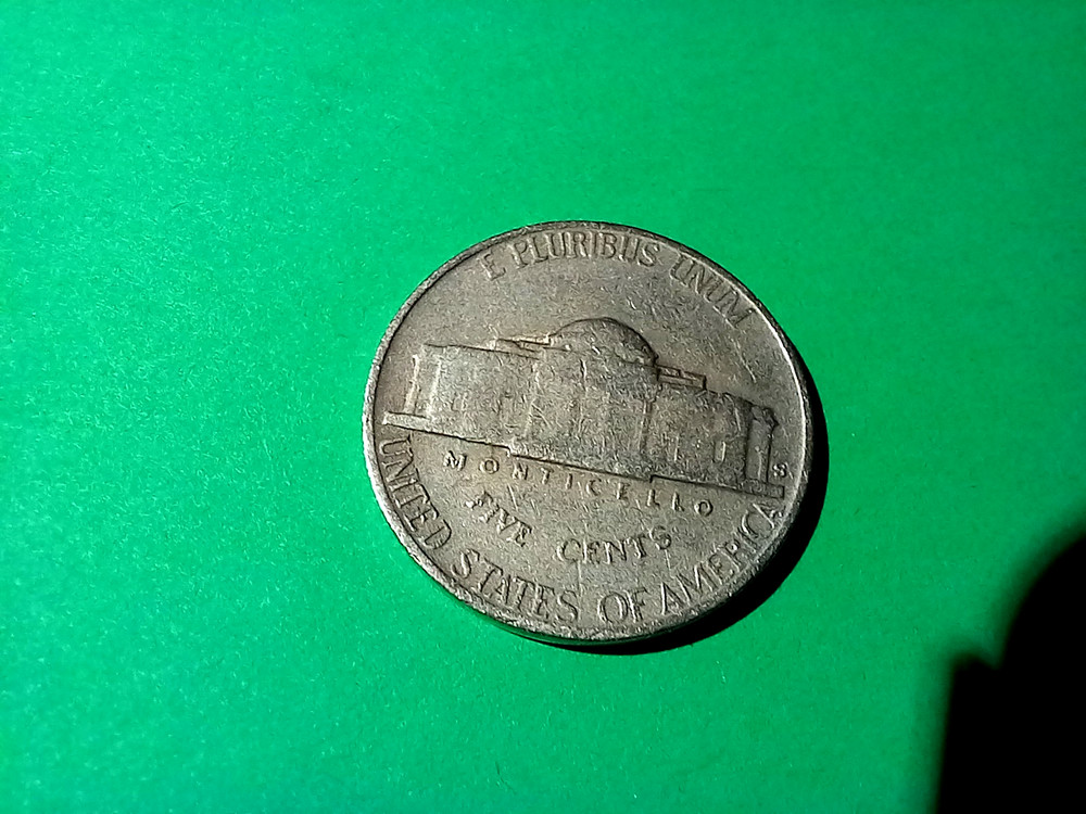 1947 nickel S mint mark