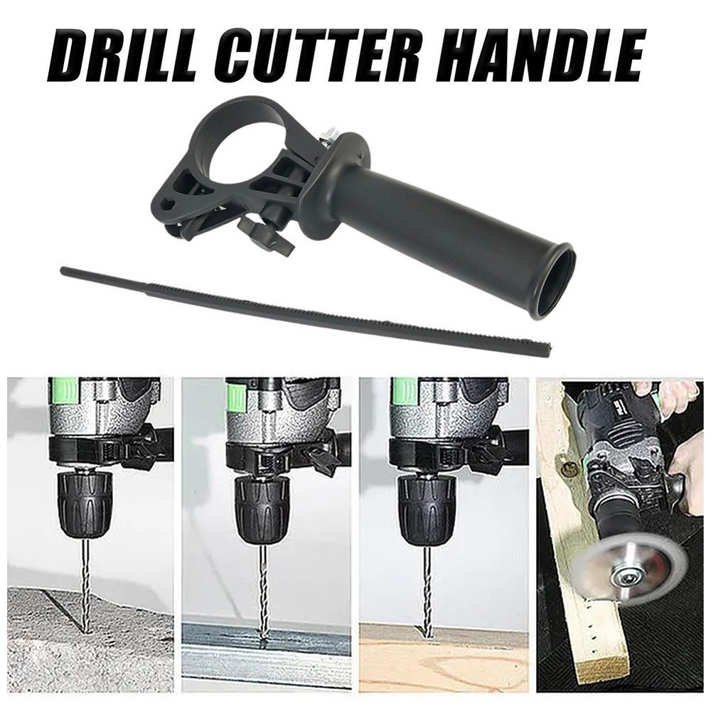 Drill Handle Accessories Inner Ring 40-43mm Plastic + Metal With Ruler