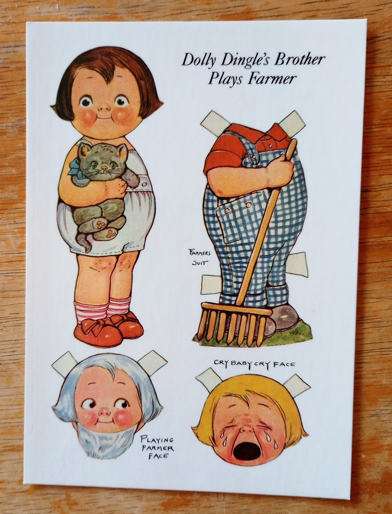 Vintage 1984 Grace G. Drayton’s Dolly Dingle 16 Reproduction Postcards