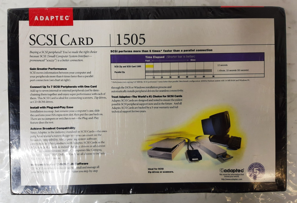 Adaptec SCSI Card 1505 AVA-1505A KIT