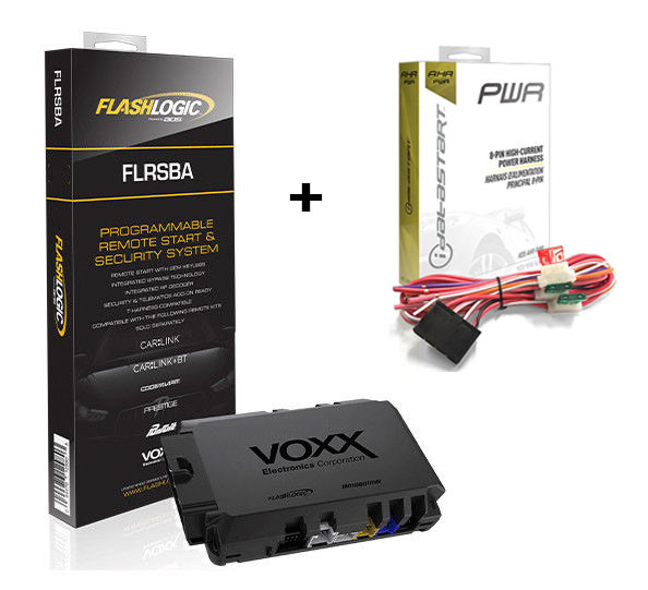 Flashlogic FLRSBA Remote Start Module 3X LOCK To Start + Power Harness + 2 Way
