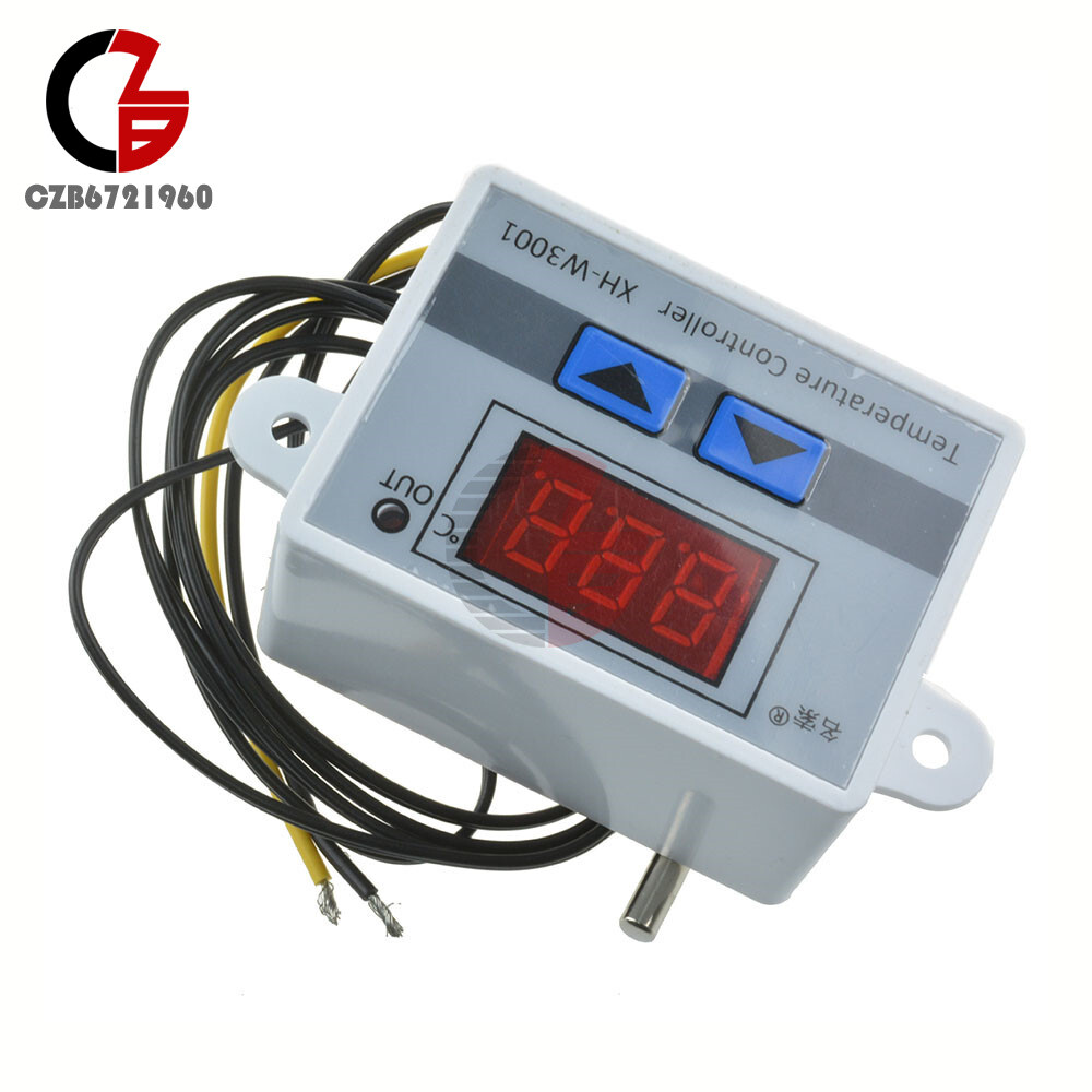 XH-W3001 12V Digital Temperature Controller Thermostat Switch + NTC Sensor Probe