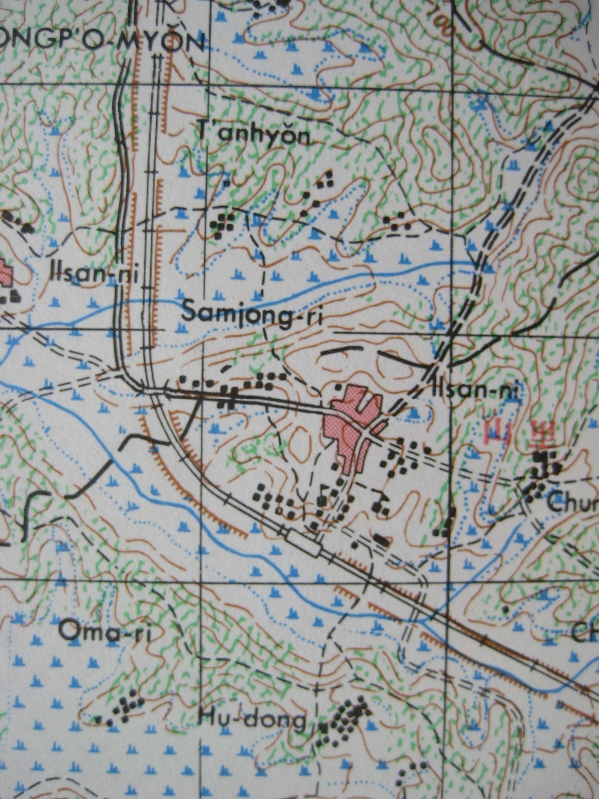Original 1952 Korean War Topo GOYANG-SI Gyeonggi Province US Army Map Service