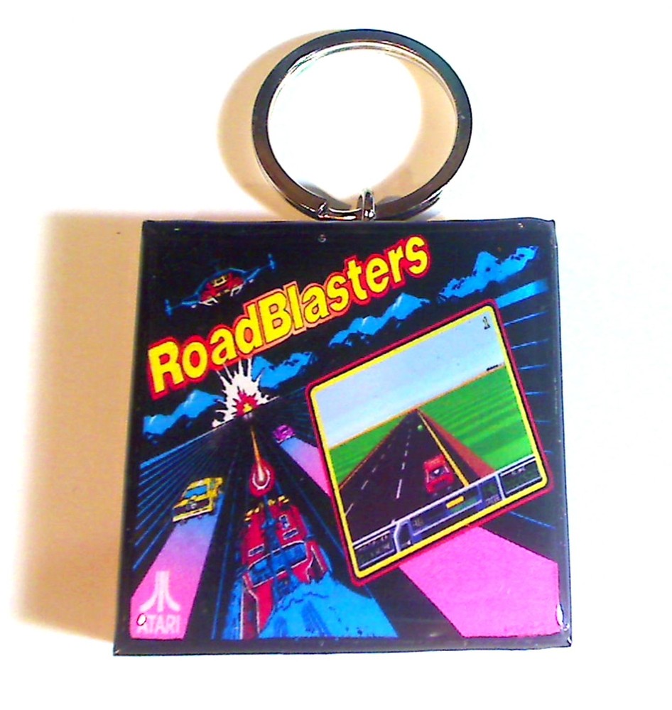 RoadBlasters Arcade Coin Door accessory Keychain