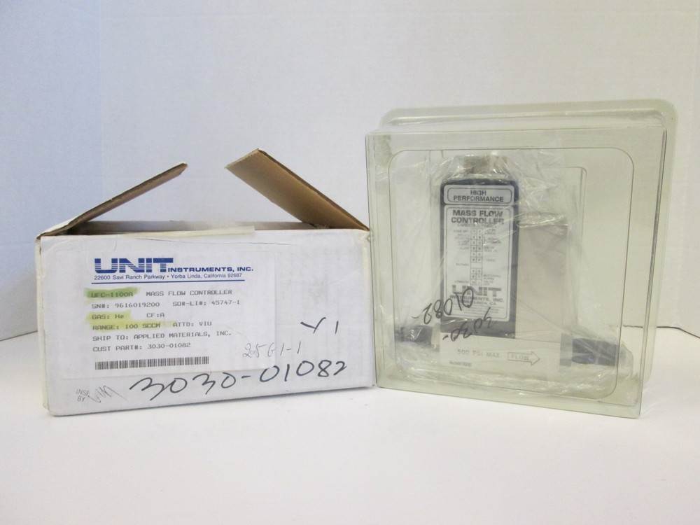 Unit UFC-1100A Mass Flow Controller, He, 100 SCCM, Refurbished