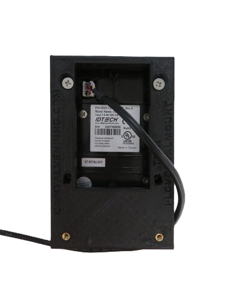 Card Reader Mask Mounting Kit for an Existing Validator – Flat Surface