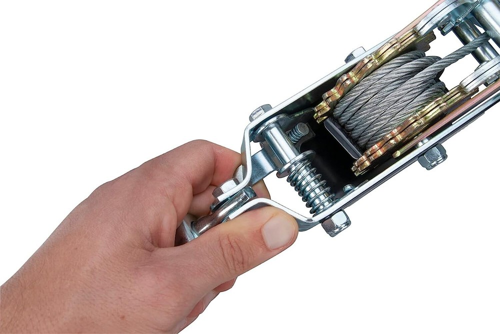 Performance Tool 50-100 Dual Gear Power Cable Puller - 2 Ton Capacity Winch