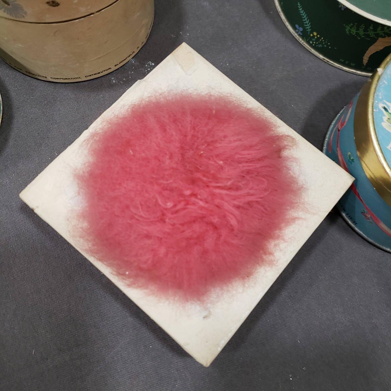 Vintage Dusting Powder Boxes Lot of 5 Advertising Vanity Collectibles 1940s 50s