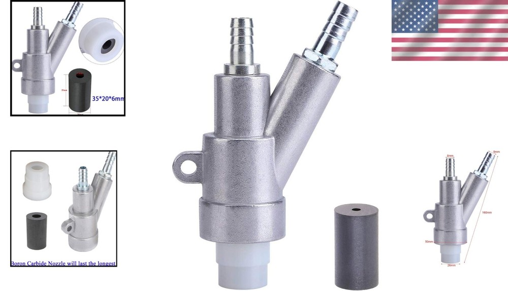 Durable Iron Sand Blaster Kit - Versatile 6MM Nozzle for All Your Cleaning Needs