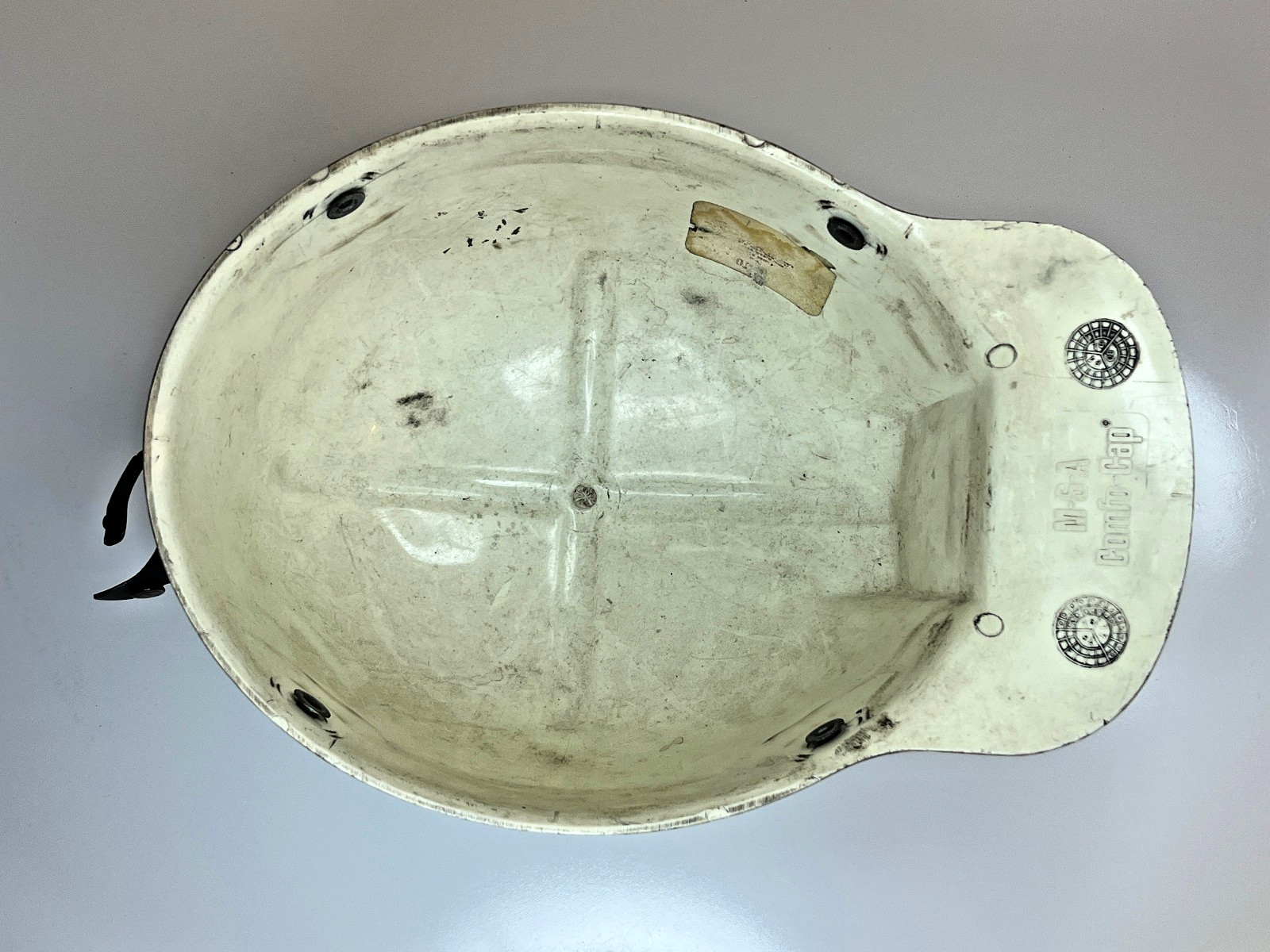 MSA Comfo-Cap Low Vein Coal Mining Hard Hat Vintage Prop 1977