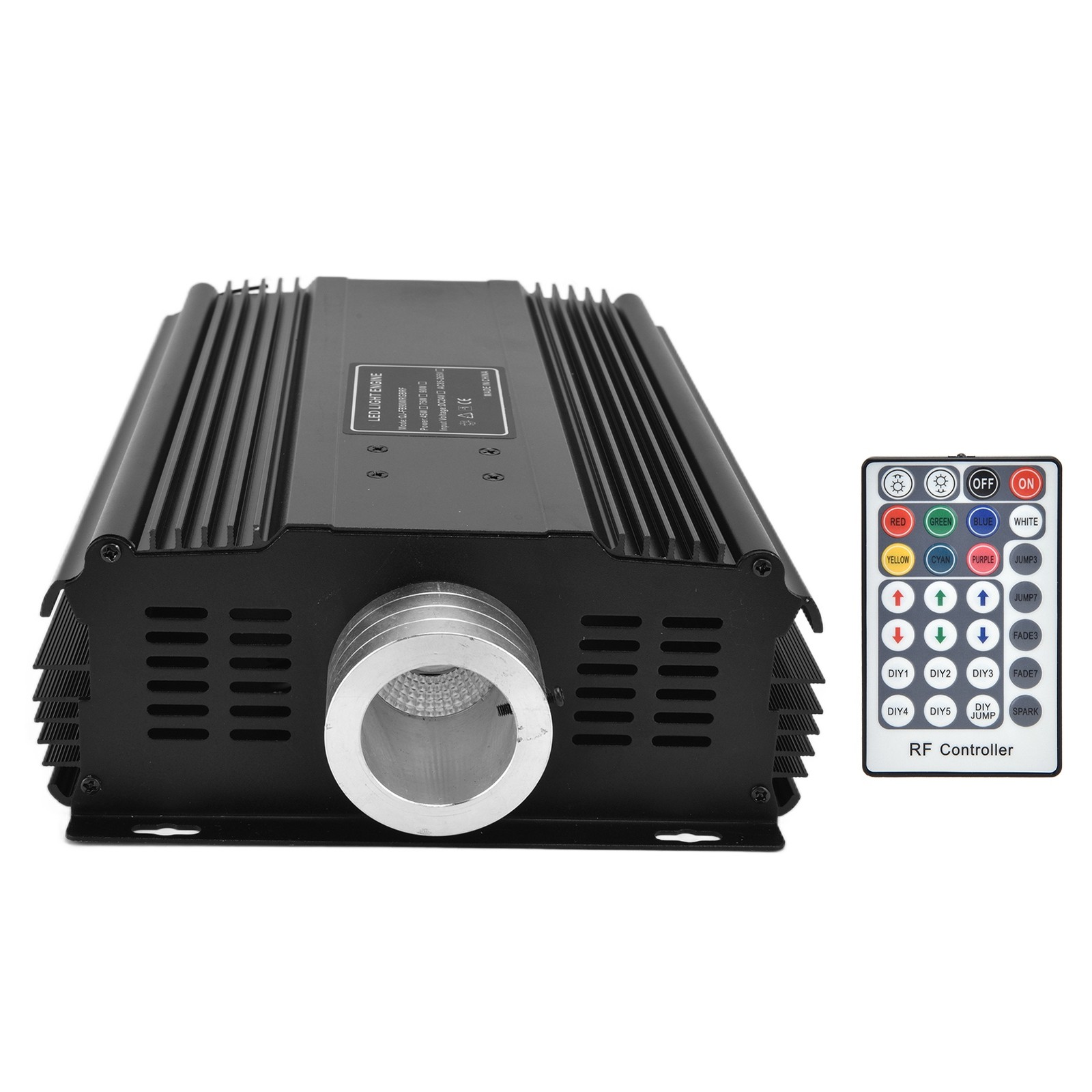 90W LED Fiber Optic Lights Kit RGB+W Fiber Optic Driver With 28Key Remote