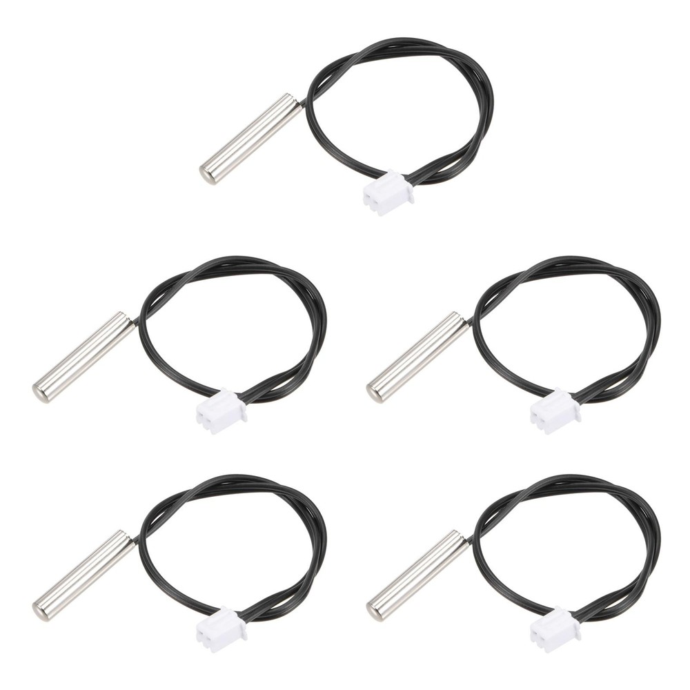 5pcs 10K Temperature Sensor Probe, NTC Thermal Sensor Probe 200mm