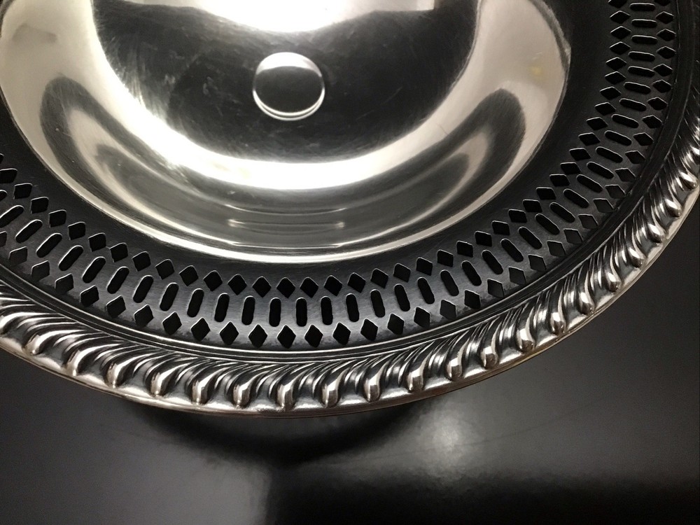 Vintage Cheshire Silver Plated Pedestal Small Bonbon Compot Dish