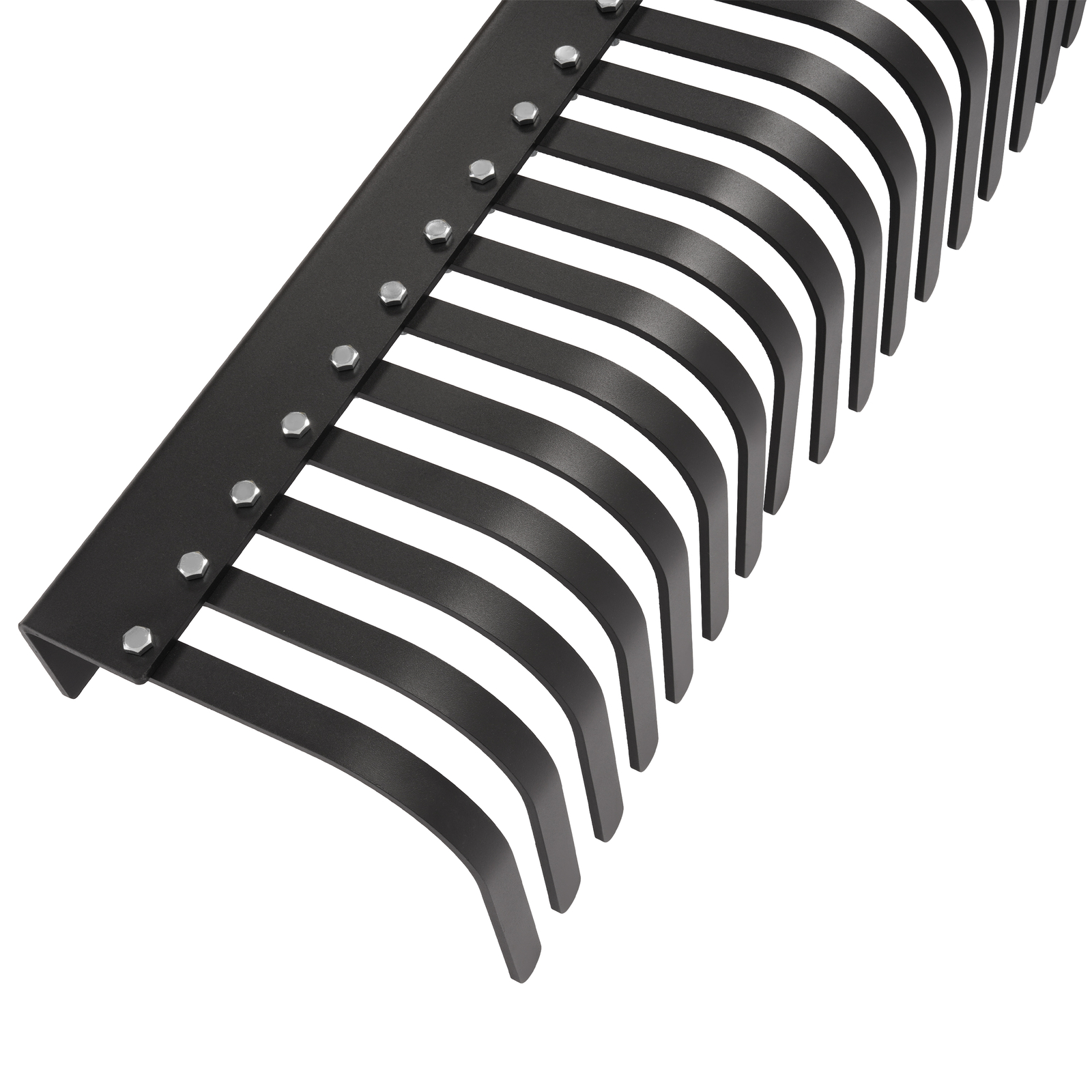 Yellow 3-Point Landscape Rock Rake Garden Tool For CAT 1 Tractors Hookup 5 FT